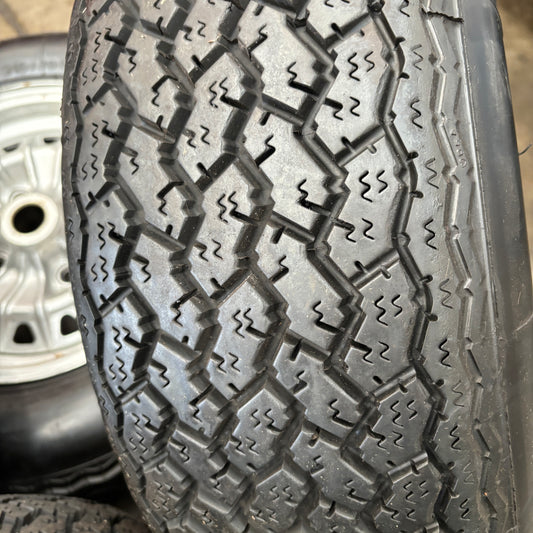 SET 5 CERCHI RUOTA BORRANI CON PNEUMATICI MICHELIN PER MASERATI INDY