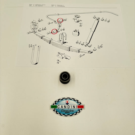 SLN 34748 SILENTBLOCK MASERATI PER BIELLETTA E BARRA TORSIONE POSTERIORE