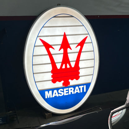 INSEGNA MASERATI LUMINOSA MONOFACCIALE